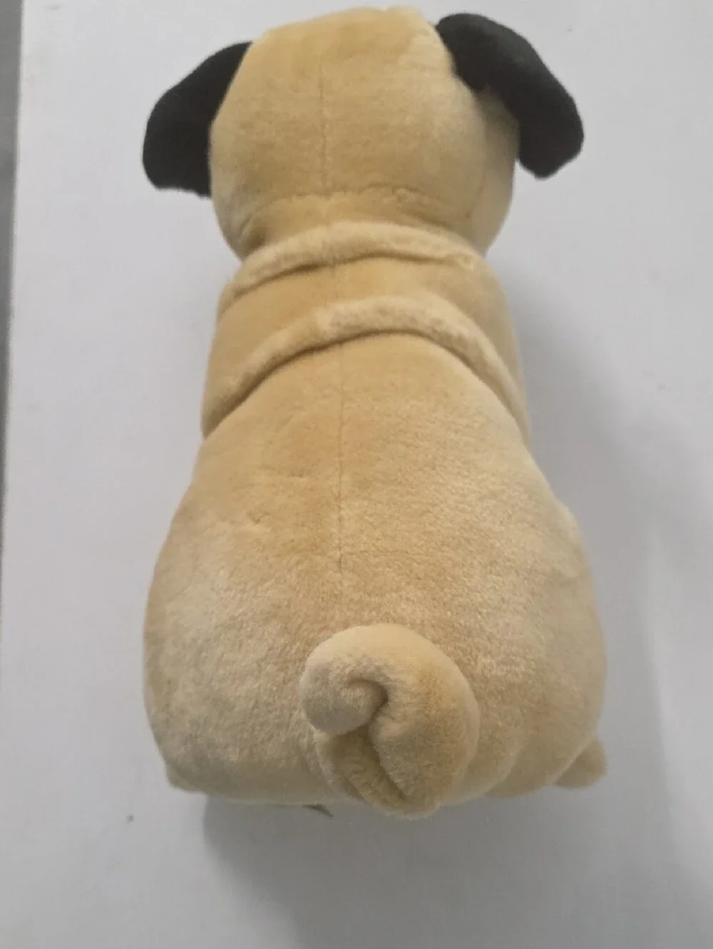 Plush Pug Dog Toy - Tan and Black Soft Plush Puppy